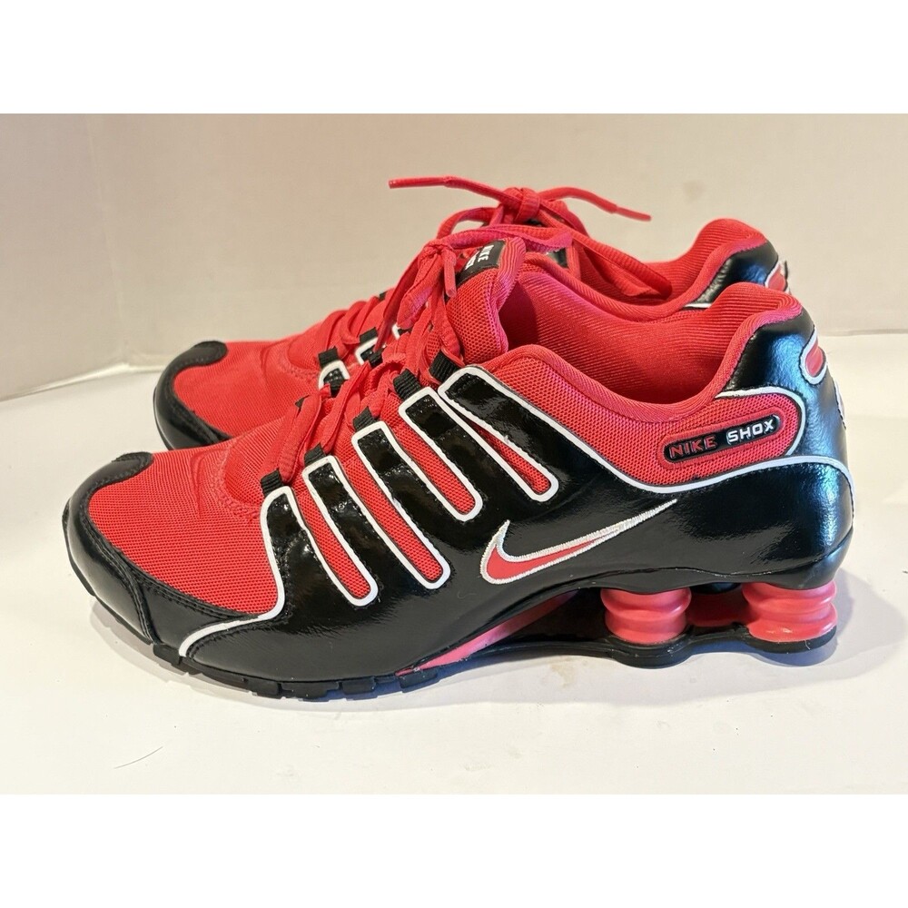 2011 Womens Nike Shox NZ "Siren Red" Black 314561-060 Running Shoes! Size 9